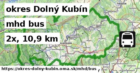 okres Dolný Kubín Doprava bus 