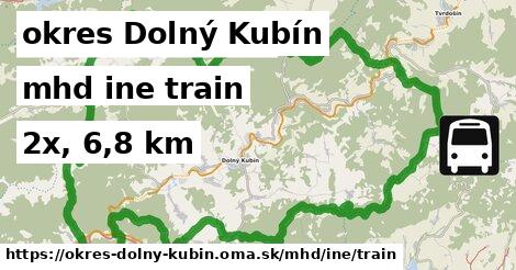 okres Dolný Kubín Doprava iná train