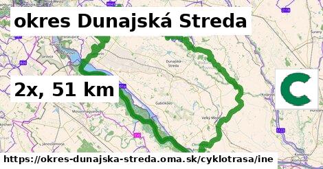 okres Dunajská Streda Cyklotrasy iná 