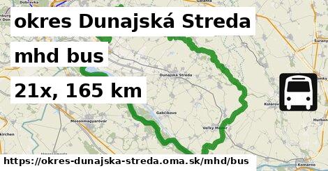 okres Dunajská Streda Doprava bus 
