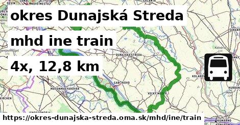 okres Dunajská Streda Doprava iná train