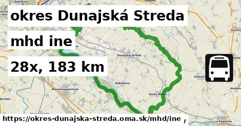 okres Dunajská Streda Doprava iná 