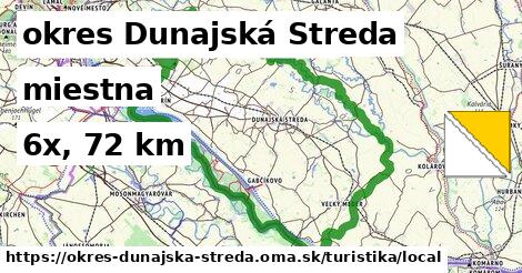 okres Dunajská Streda Turistické trasy miestna 
