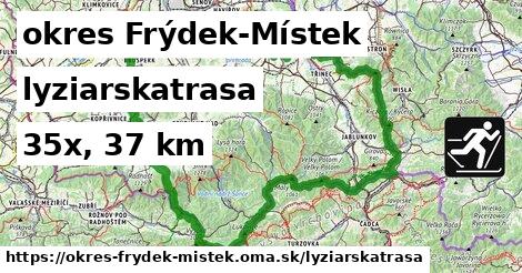 okres Frýdek-Místek Lyžiarske trasy  