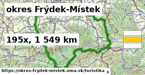 okres Frýdek-Místek Turistické trasy  