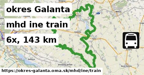 okres Galanta Doprava iná train