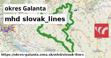 okres Galanta Doprava slovak-lines 