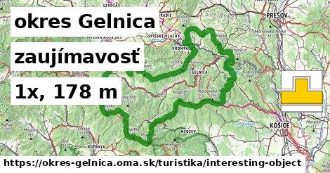 okres Gelnica Turistické trasy zaujímavosť 