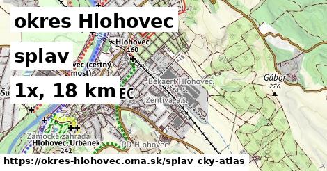 okres Hlohovec Splav  