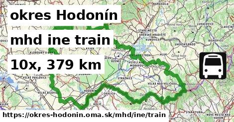 okres Hodonín Doprava iná train