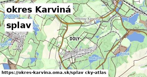 okres Karviná Splav  