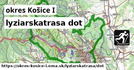 okres Košice I Lyžiarske trasy dot 