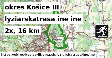 okres Košice III Lyžiarske trasy iná iná