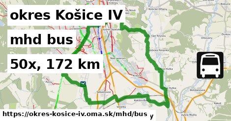 okres Košice IV Doprava bus 