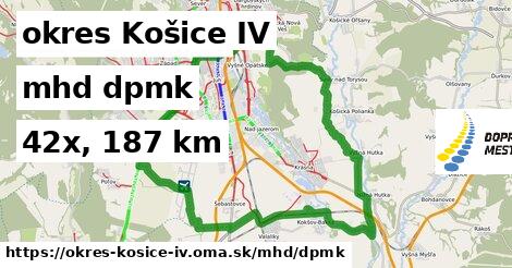 okres Košice IV Doprava dpmk 