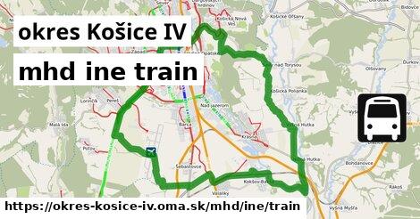 okres Košice IV Doprava iná train