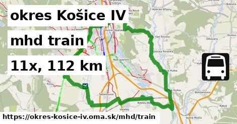 okres Košice IV Doprava train 
