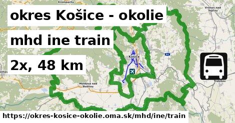 okres Košice - okolie Doprava iná train