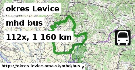 okres Levice Doprava bus 