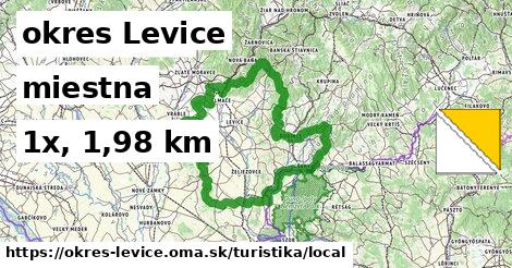 okres Levice Turistické trasy miestna 