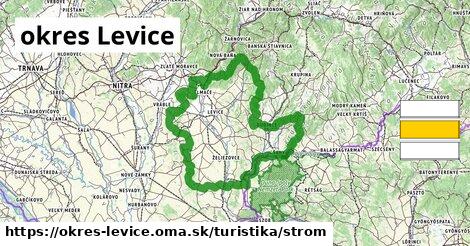 okres Levice Turistické trasy strom 