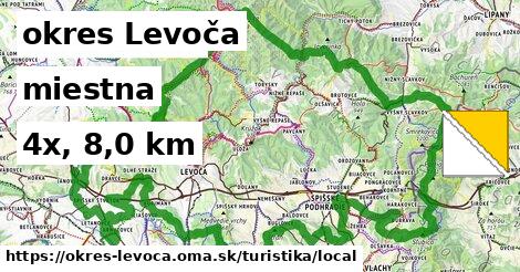 okres Levoča Turistické trasy miestna 