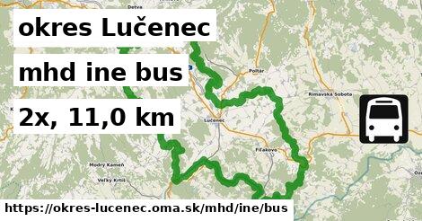 okres Lučenec Doprava iná bus