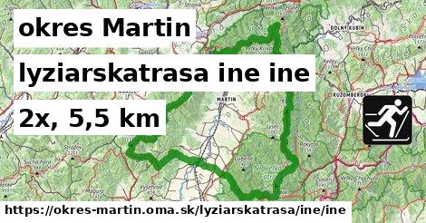 okres Martin Lyžiarske trasy iná iná