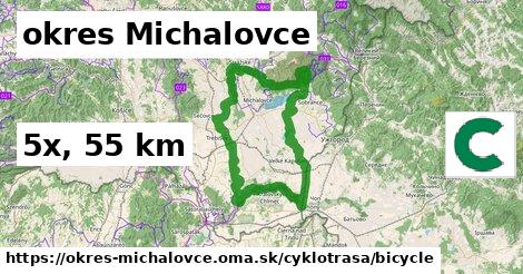 okres Michalovce Cyklotrasy bicycle 