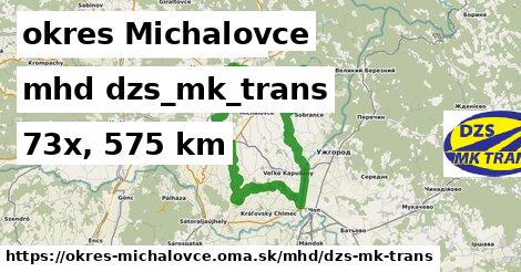 okres Michalovce Doprava dzs-mk-trans 