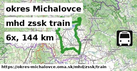 okres Michalovce Doprava zssk train