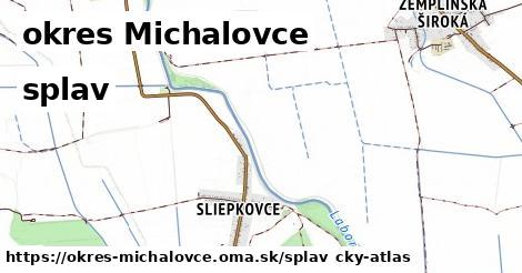 okres Michalovce Splav  