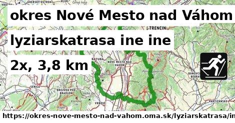 okres Nové Mesto nad Váhom Lyžiarske trasy iná iná