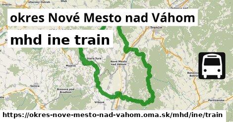 okres Nové Mesto nad Váhom Doprava iná train