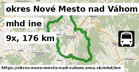 okres Nové Mesto nad Váhom Doprava iná 