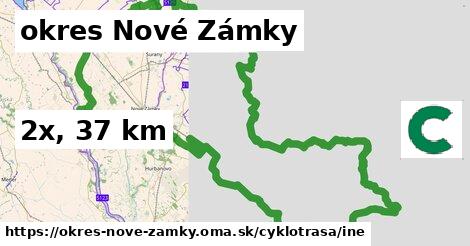 okres Nové Zámky Cyklotrasy iná 