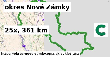 okres Nové Zámky Cyklotrasy  