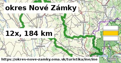 okres Nové Zámky Turistické trasy iná iná