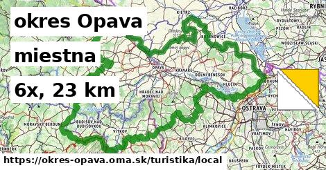 okres Opava Turistické trasy miestna 