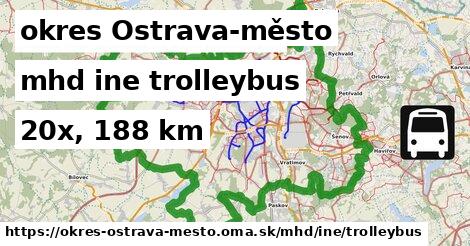 okres Ostrava-město Doprava iná trolleybus