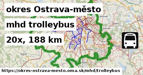 okres Ostrava-město Doprava trolleybus 