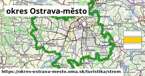 okres Ostrava-město Turistické trasy strom 