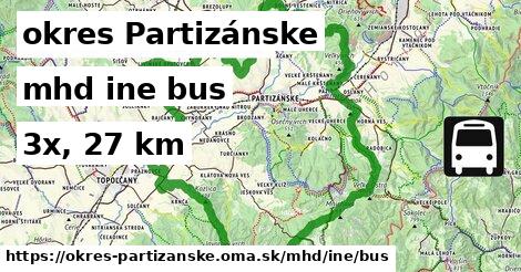 okres Partizánske Doprava iná bus