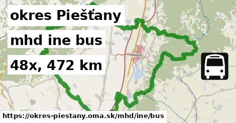 okres Piešťany Doprava iná bus