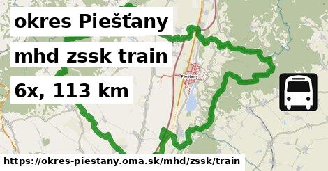 okres Piešťany Doprava zssk train