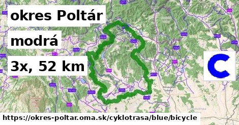 okres Poltár Cyklotrasy modrá bicycle