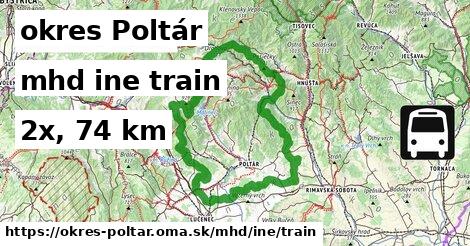 okres Poltár Doprava iná train
