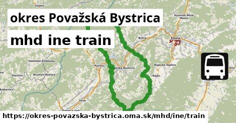 okres Považská Bystrica Doprava iná train