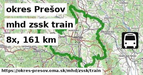 okres Prešov Doprava zssk train