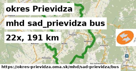 okres Prievidza Doprava sad-prievidza bus